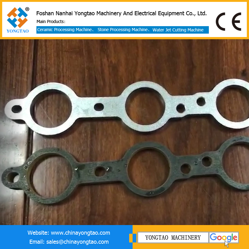 Water jet cutting stainless steel