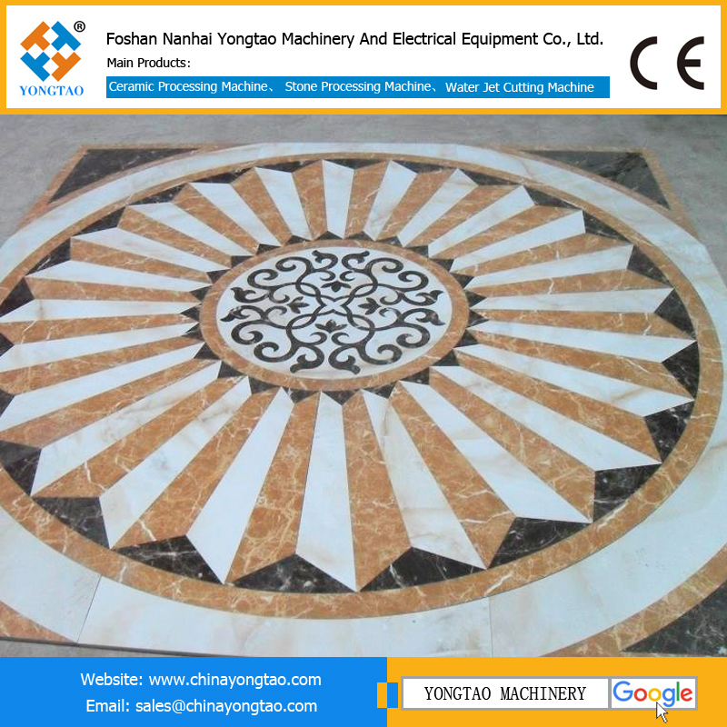 High pressure water jet cutting ceramic Mosaic